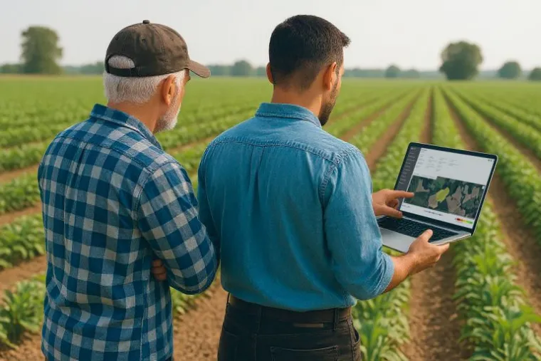 Hub digital isoFarm conectando equipamentos e dados