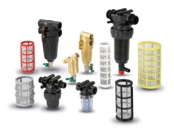 Filtros de descarga Geoline e cartuchos filtrantes