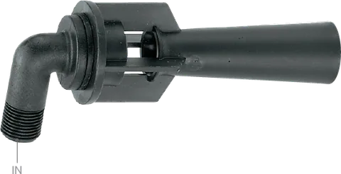 Agitador hidráulico orientável de fácil inspeção, inox, curvo