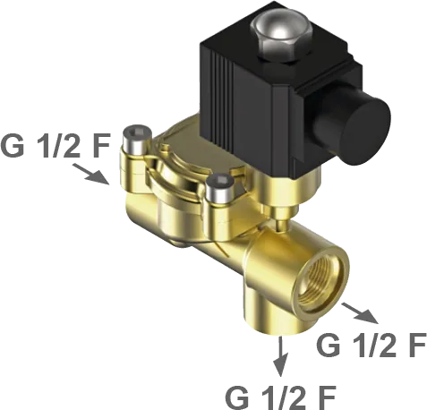 Válvula elétrica solenoide MY20