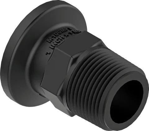 Adaptador flange-NPT reto com rosca macho