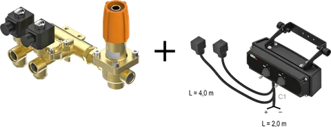 Grupo de comando de 2 vias para atomizadores – kit MY20