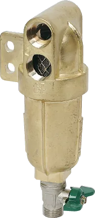 Filtro de linha de latão 150 l/min e 50 bar