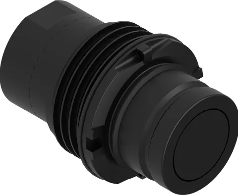 Engate rápido de desconexão seca macho 1”