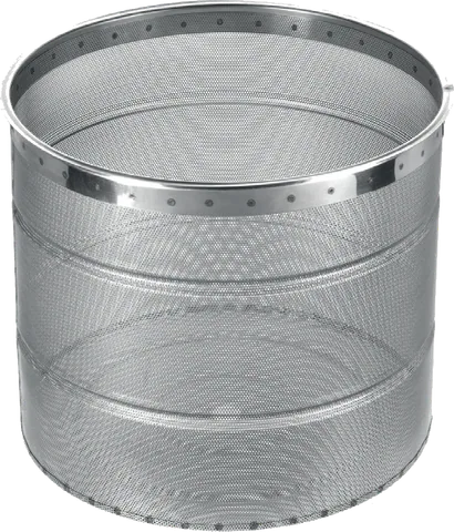 Filtros de cesto de aço inox para tampas série Manta