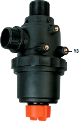 Filtro de aspiração com válvula 120 l/min