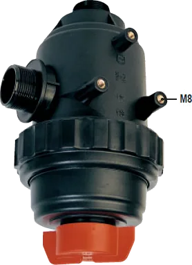 Filtro de aspiração com válvula 180 l/min