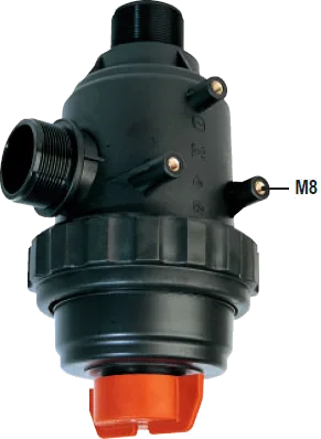 Filtro de aspiração com válvula 220 l/min
