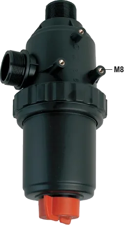 Filtro de aspiração com válvula 260 l/min