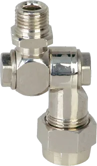 Porta-bico articulado macho com porca giratória de 3/8”