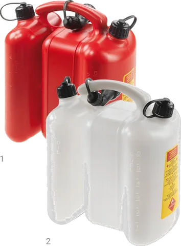 Galão plástico de uso duplo, 6 L + 3 L