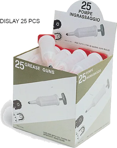 Bomba de graxa, display de papelão