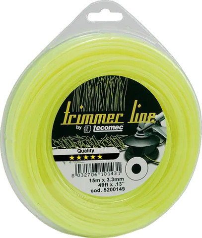 Rolo de fio de nylon redondo, 15 m