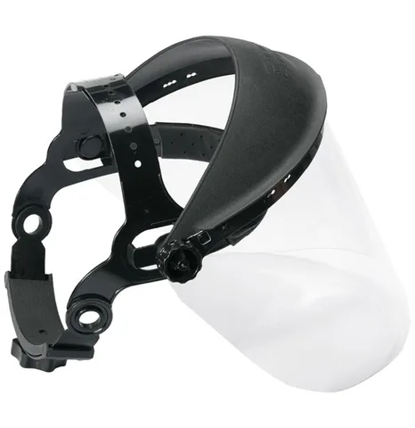Protetor facial profissional com visor de policarbonato