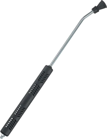 Lança L35 curva com protetor PU, saída 1/8 NPT F