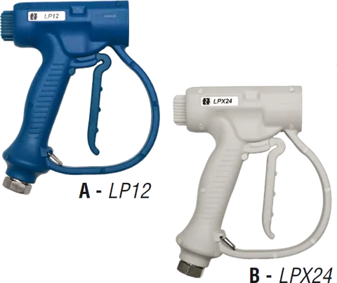 Pistolas de baixa pressão LP12 e LPX24