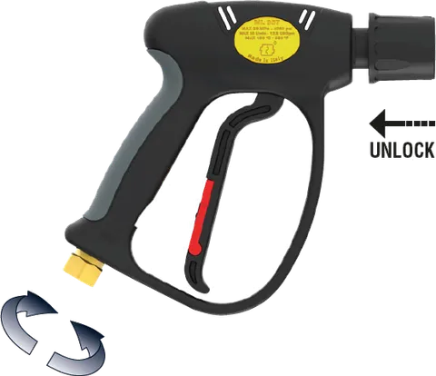 Pistola ML957 com engate rápido AR36 e giratório TOP