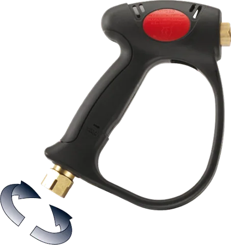 Pistola MV925 com giratório TOP, tubo de aço inox