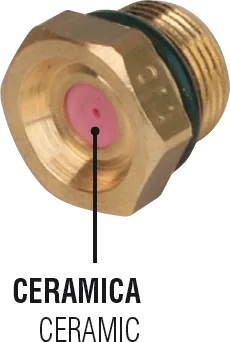 Bico de jato reto 0°, latão